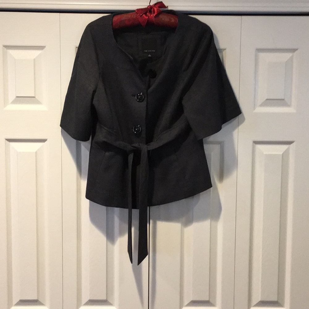 Navy Blue Wide Sleeved Blazer, Limited Large